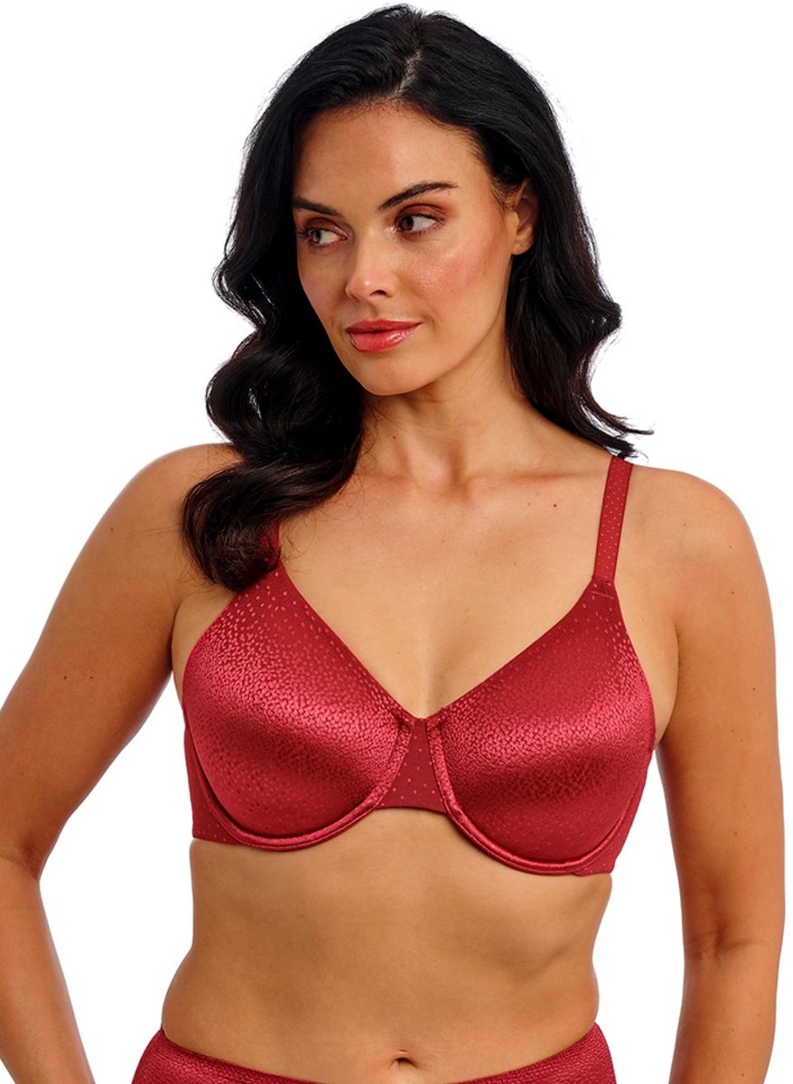 Wacoal - Back Appeal bh met beugel en zonder vulling - Regina - Rood - 80-95 C