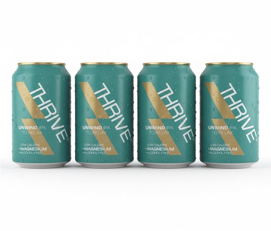 THRIVE – Unwind – IPA pour Relax - Bière Sans alcool - Magnésium - Coffret 4 x 33cl