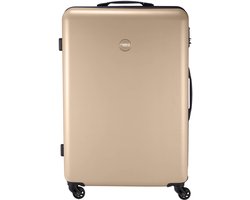Princess Traveller PT-01 - Grote Reiskoffer - Parchment Beige - 77 × 52 × 29cm - 98 L Koffer