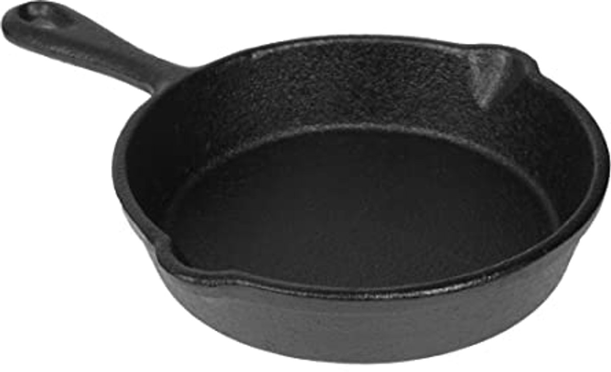 Mini Gietijzer Ronde Pan Kookgerei - 100 mm