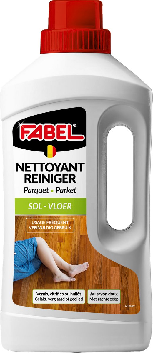 Fabel - Zachte parketreiniger - Zachte zeepreiniger - 1 L
