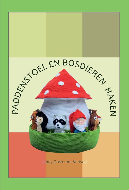 Paddenstoel en bosdieren haken - cover