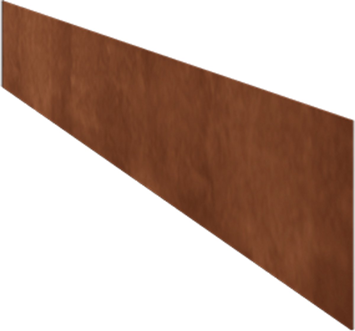 Cortenstaal borderrand - Recht - Hoogte 15 cm - 150 cm - Roestkleur - MySteel