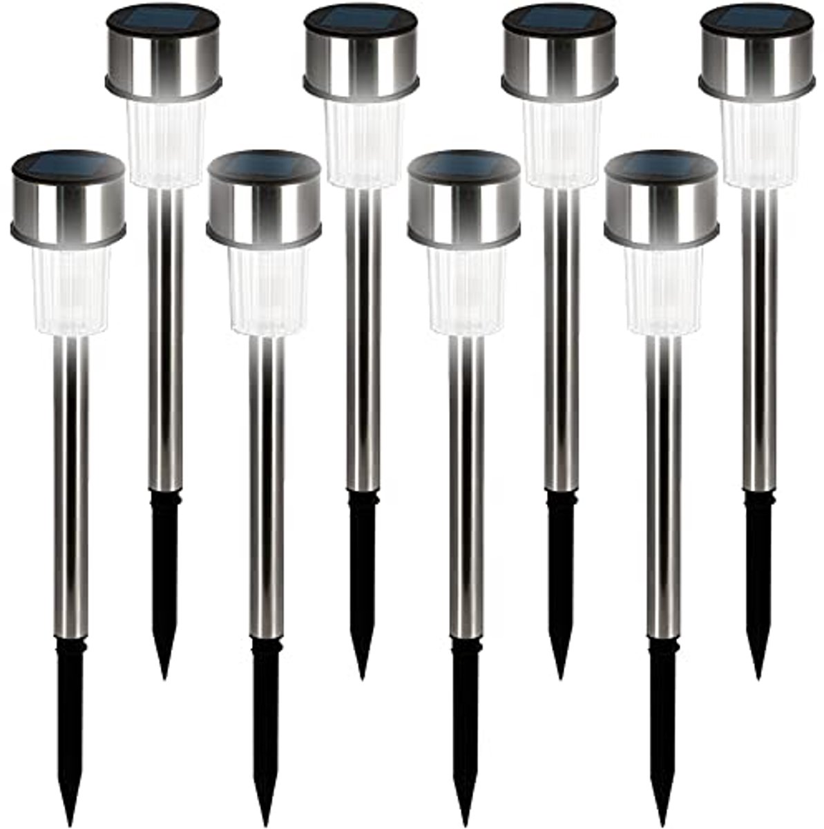 Waterdichte LED Solar Tuinverlichting - 8 Stuks - Tuin Lampen - Ambiance en Veiligheid