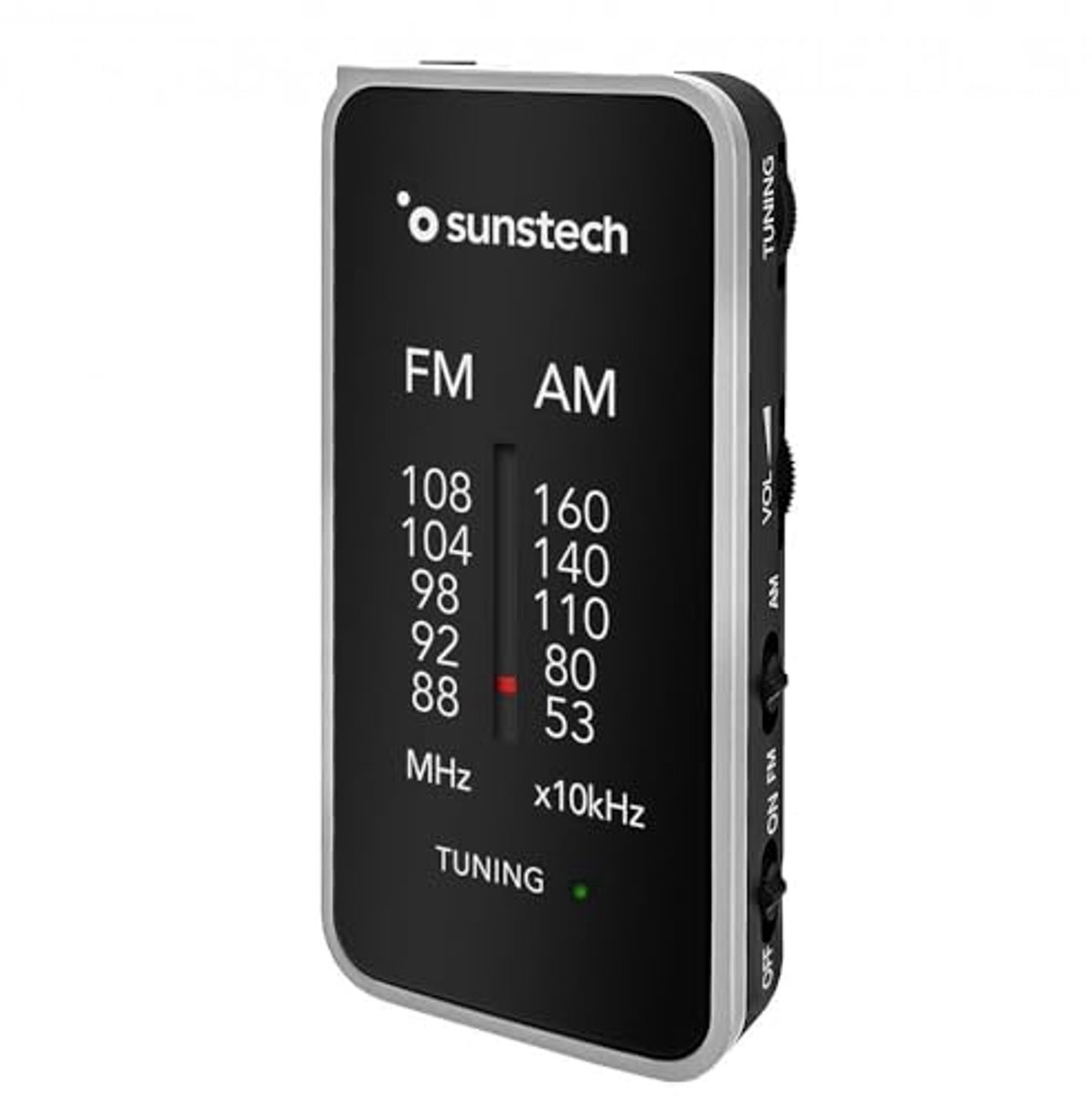 Draagbare FM/AM Radio - Analoog Multiband Kwaliteit met Hoofdtelefoon