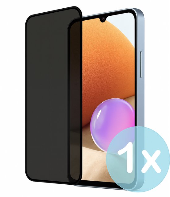 Protection d'écran de confidentialité pour Samsung Galaxy A32 4G – Anti-regards – Glas trempé anti-rayures 9H – Couverture intégrale – FuturiQ