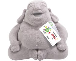 Huggy Buddha junior - Grijs 18 x 19 cm