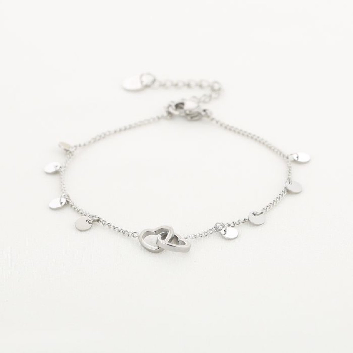 Friendship bracelet zilver armbandje- trendy- kerst- sint- moederdag
