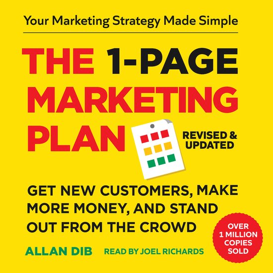 The 1-Page Marketing Plan - cover