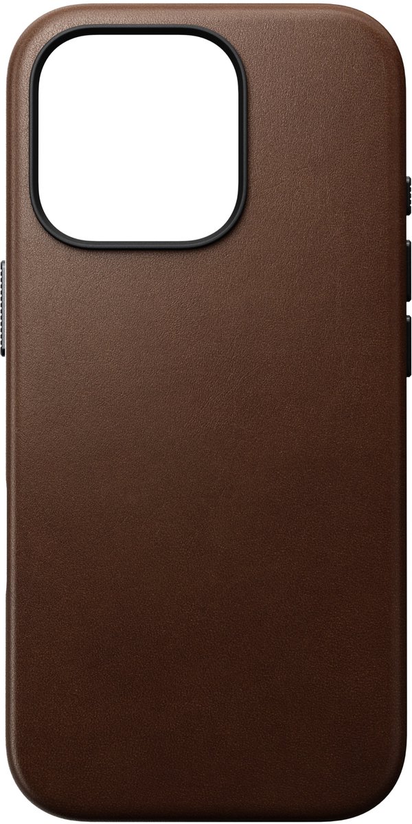 Nomad - Traditional Leather Case iPhone 16 Pro Mag Hoesje - Bruin