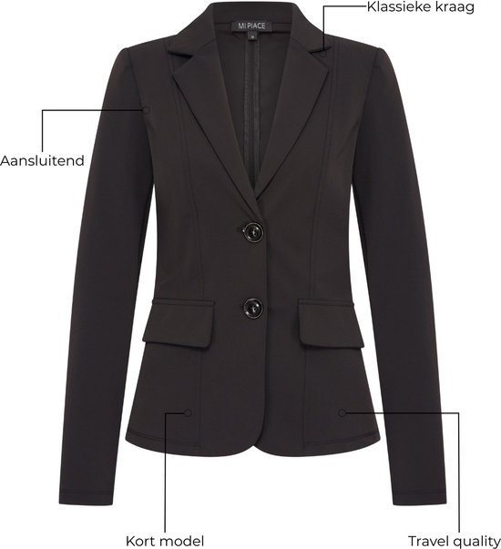 Mi Piace Blazer de Voyage Zwart 202015 M/38