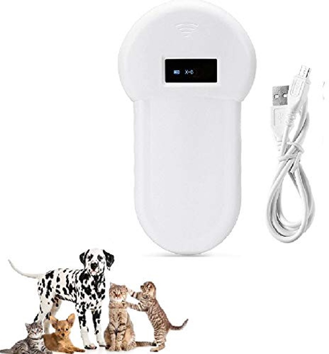 Draagbare Dieren Chip Reader 134.2 kHz - Identificatie Lezer voor Honden en Katten