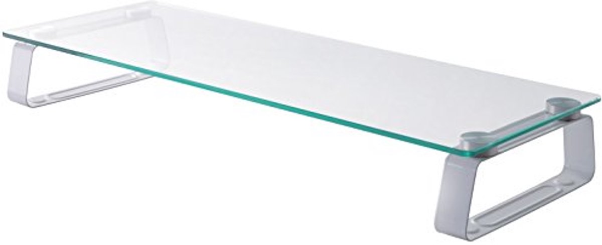 Monitorverhoging voor Optimaal Kijkcomfort - 8 cm Hoogte, 20 kg Draagvermogen, Glasplaat