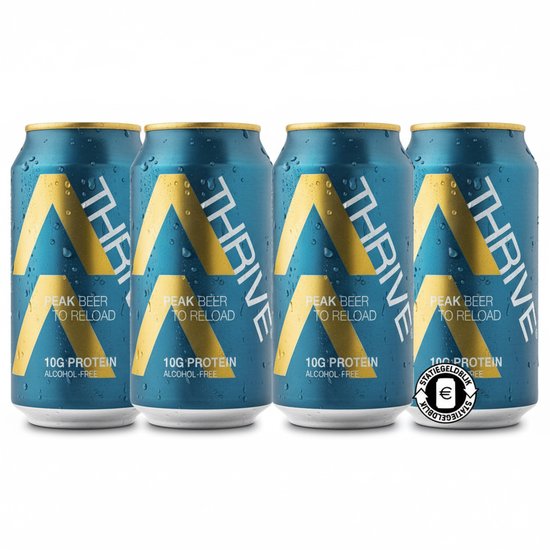 THRIVE – Peak – Beer to Reload - Alcoholvrij bier - set 4 x 33cl