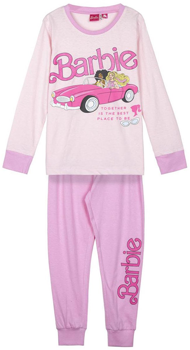 Barbie Pyjama Meisjes 100% Katoen Roze