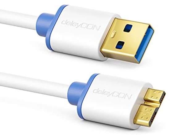 Micro USB 3.0 Datakabel tot 5 Gbit/s voor Mobiele Telefoons, Tablets en Externe Schijven — afbeelding 2