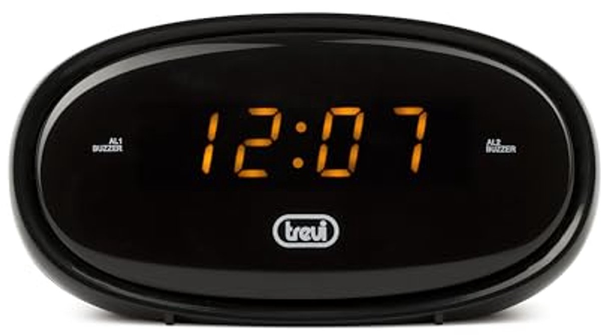 Digitaal Alarmklok met LED Scherm - Zwart 13.5 x 6.5 x 5 cm