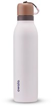 4 stuks vervangende roestvrijstalen rietjes compatibel met Owala waterfles 40 oz herbruikbare rietjes met 2 reinigingsborstels, metalen rietjes, vervanging compatibel met Owala Freesip (23,5 cm voor