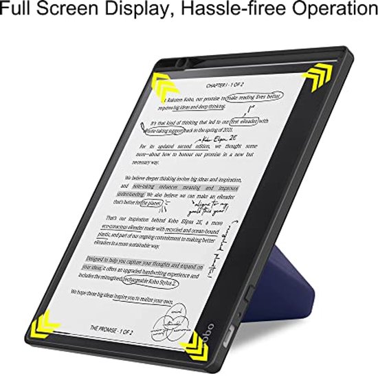 Zachte TPU Hoes voor 10.3 inch eReader met Auto Wake/Sleep en Penhouder — afbeelding 3