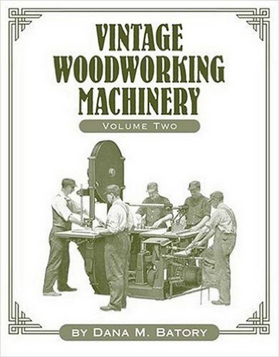 Vintage Woodworking Machinery - cover
