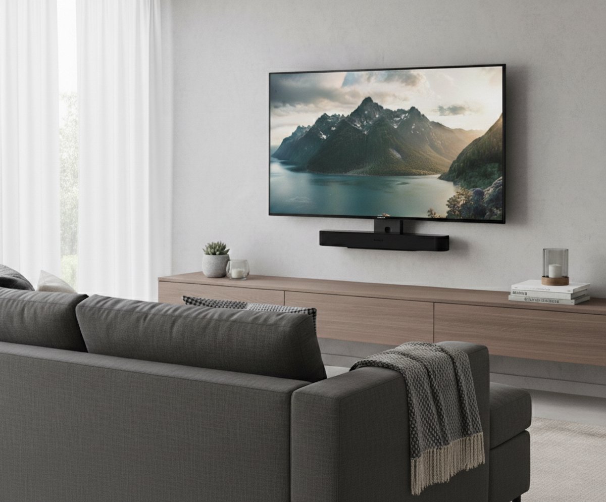 Soundbar-houder voor Sonos Beam, roestvrij luidsprekerframe van metaal