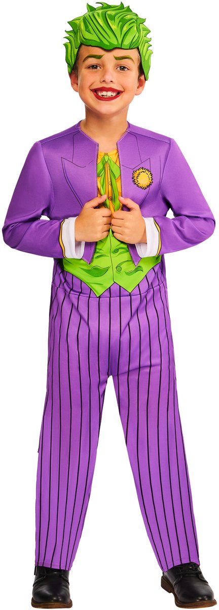 Joker Costume Kinderkostuum - Rubies - Maat 9-10 Jaar