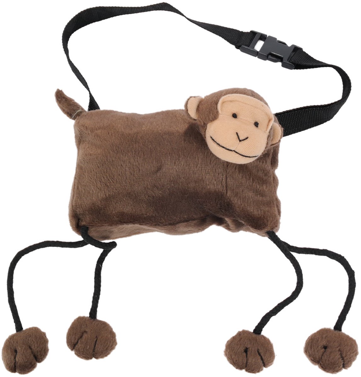 PIA Soft Toys - Pluche Aap Heuptas - 15 cm