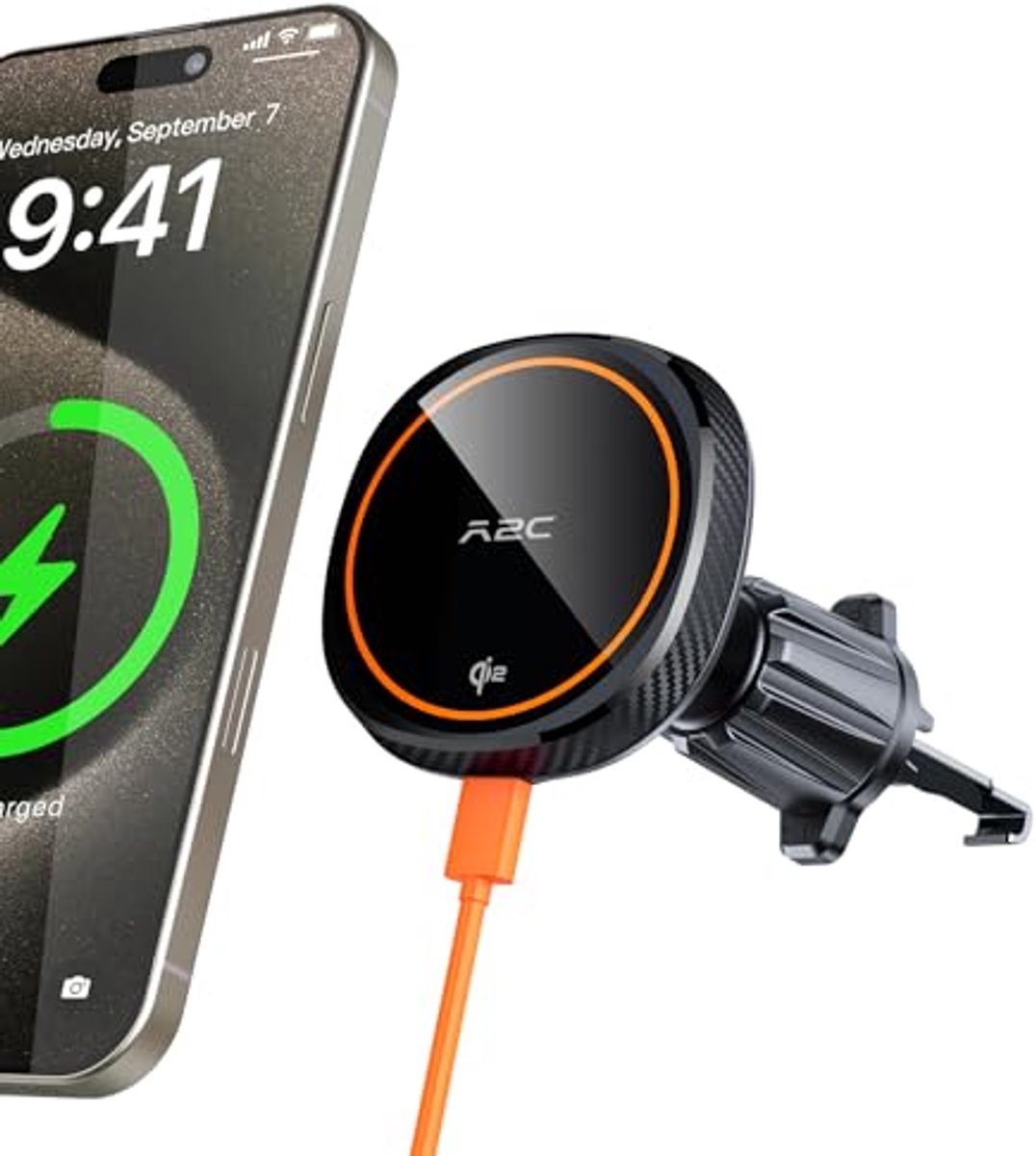 Draadloze autotelefoonhouder met inductief opladen en Magsafe-functie