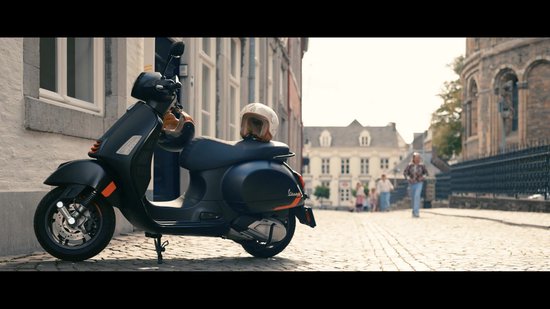 BEON Design Luxe Scooterhelm - Zwart - M - Jethelm met Vizier - Motorhelm - Geschikt voor Vespa, Scooter, Brommer, Motor en Snorfiets - Zwart