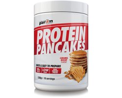 PER4M Protein Pancakes Caramel Biscuit – Eiwitrijke Pannenkoekenmix – 20 g Eiwit per Portie – Snel & Makkelijk Gezond Ontbijt of Snack – 1200g - Caramel Biscuit smaak