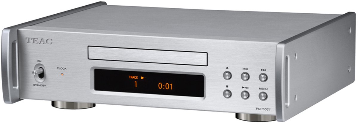 TEAC PD-507T CD-transport, Zilver