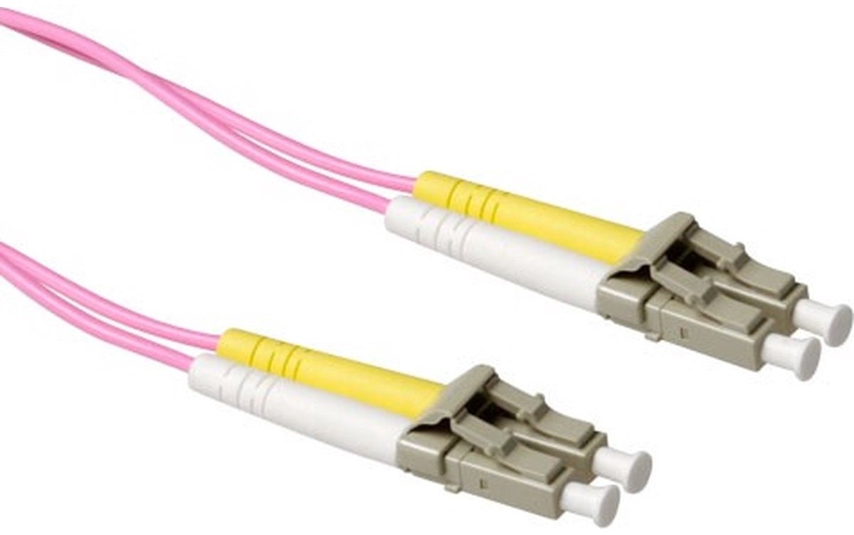 ACT RL9707 Glasvezel Patchkabel Duplex LSZH - LC/LC 50/125µm OM4 - 7 meter