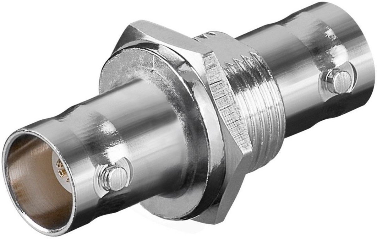 BNC (v) - BNC (v) koppelstuk / inbouw - 50 Ohm