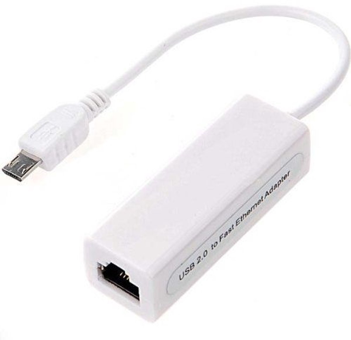 USB Micro naar RJ45 Ethernet adapter - 0,10 meter