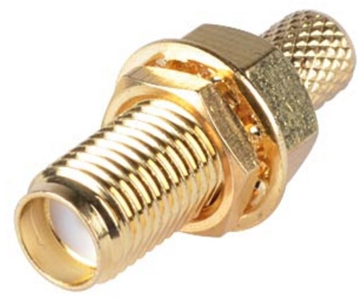 RP-SMA (v) krimp inbouw connector - Belden H155