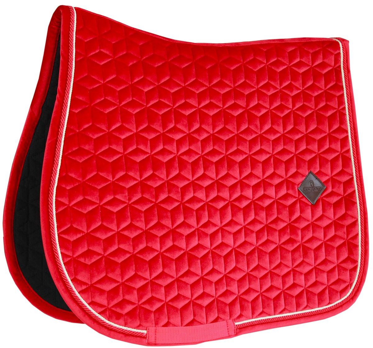 Kentucky Horsewear - Zadeldek - Zadeldoek - Velvet - Jumping - Rood - Cob