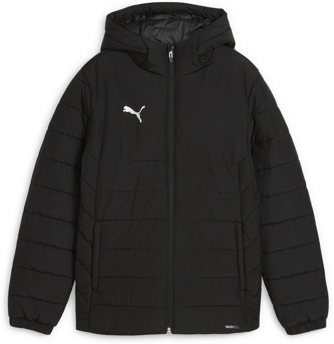 Puma Kinder Trainingsjacke TeamADDITIONS Hooded Padded Jacket Jr 659738 Puma -Puma Zilver