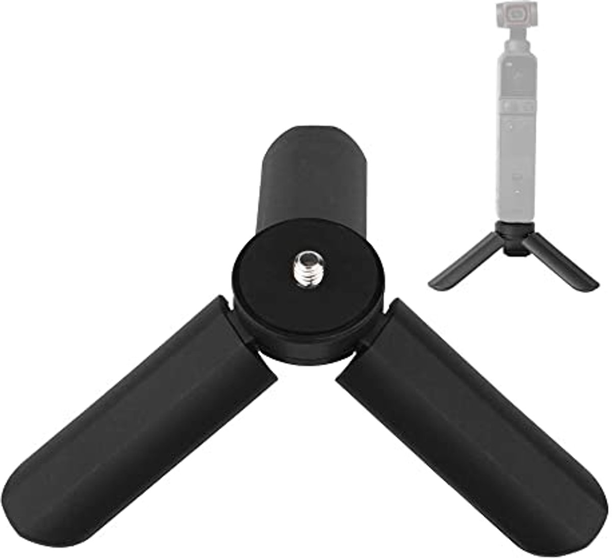 Compact Mini Statief met 1/4 Inch Schroef voor Telefoon en Camera
