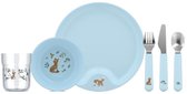 Mepal Mio Kinderservies set Little Dutch - 6-delig - Kraamcadeau - Kinderservies - Forest Friends