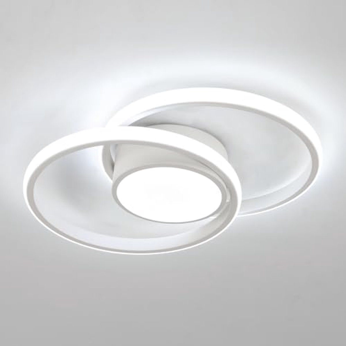 Moderne LED Plafondlamp Rond Wit voor Slaapkamer, Woonkamer en Keuken 6500K
