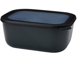 Mepal - Multikom Cirqula vershouddoos - 3000 ml - Rechthoekig - Nordic black