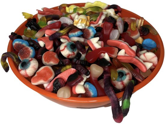 Candy Freaks Halloween snoep mix 500 gram - Griezel snoep - Halloween traktatie - Halloween decoratie - Halloween versiering - Snoepgoed