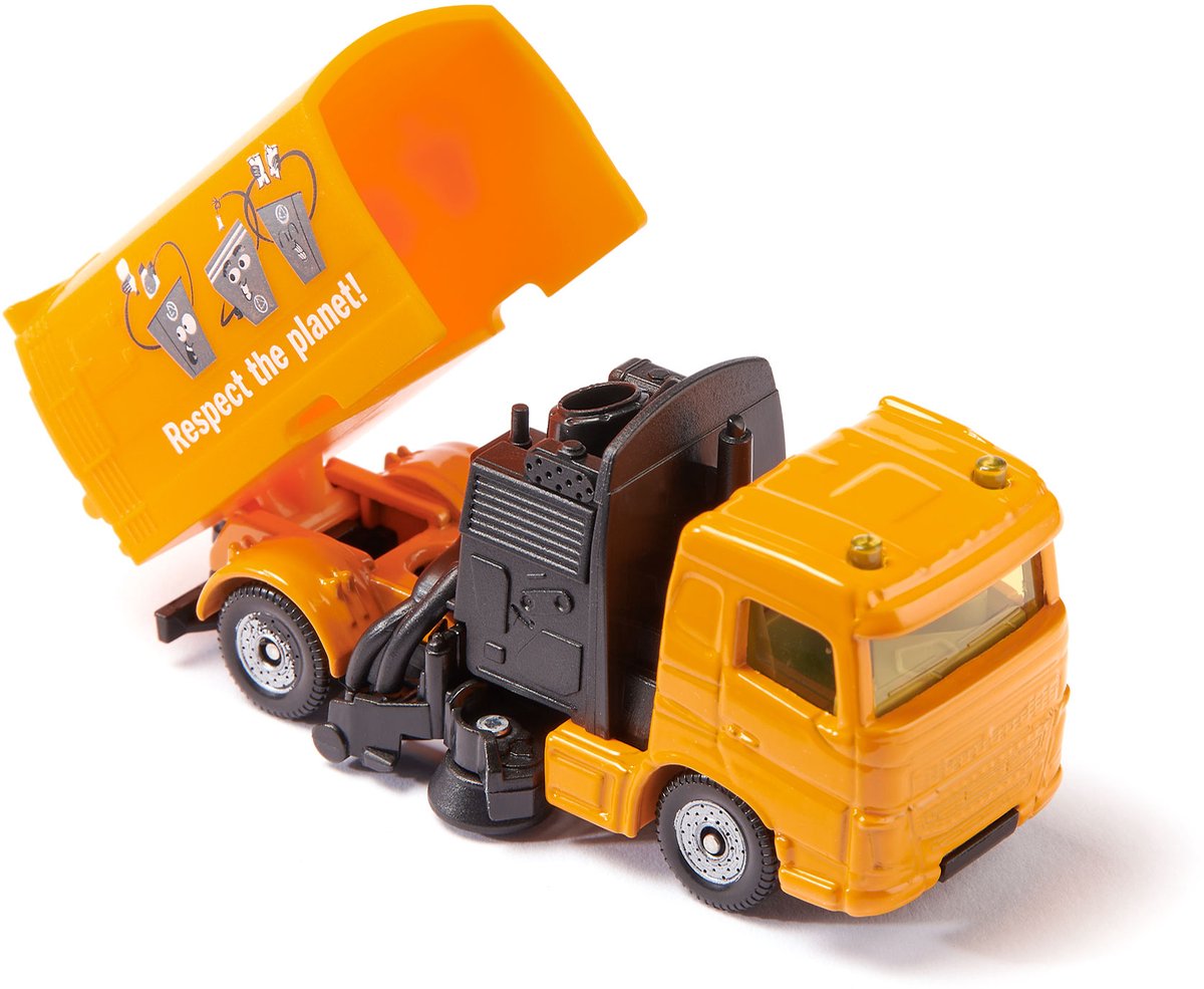 SIKU Veegmachine en vuilniswagen modelvoertuigset thumbnail 2