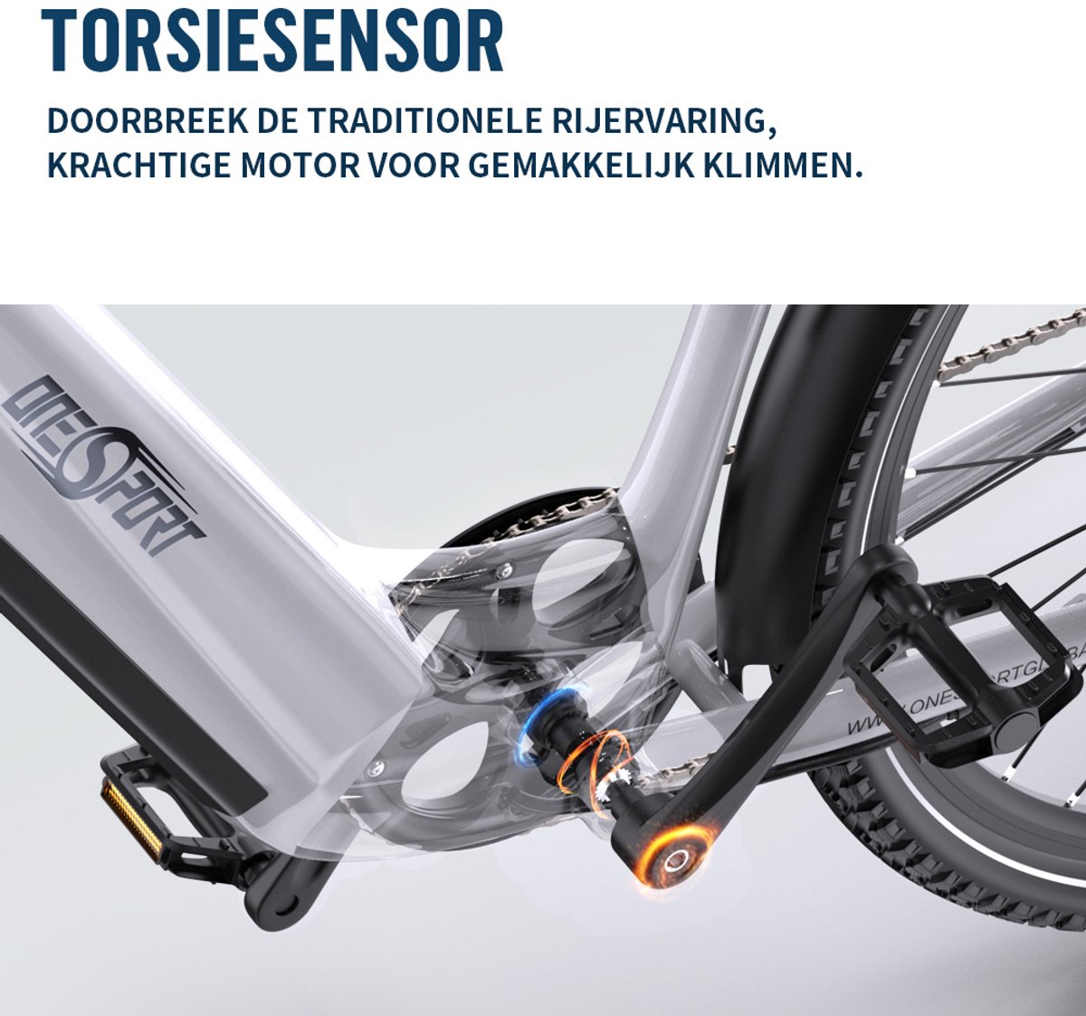OneSport OT05PRO - 810Wh e-bike met 140km bereik thumbnail 6