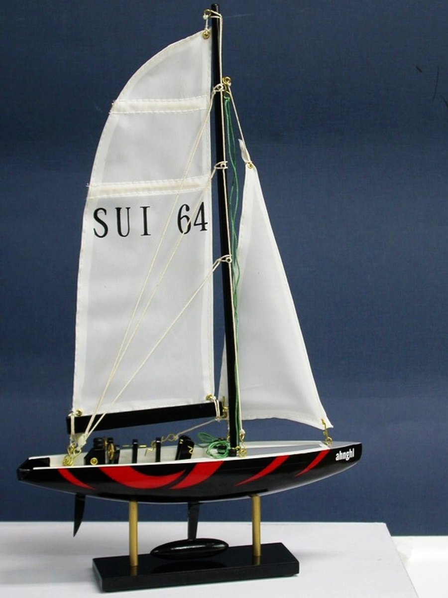Miniatuurboot “Alinghi” Hoogte 40 cm Fx 246-25 H America's Cup