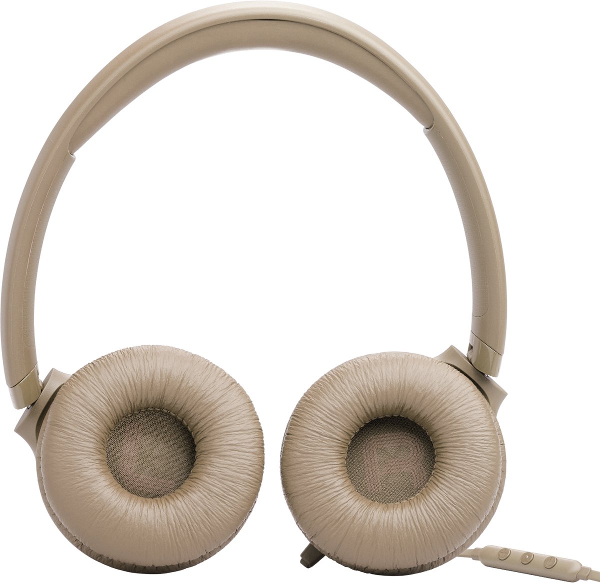 JBL Tune 530 USB-C - USB C Koptelefoon - Bedrade On-ear Headset voor iPhone 15, 16 & 17 - Met Microfoon - JBL Pure Bass - Samsung & Laptop - Beige — afbeelding 5