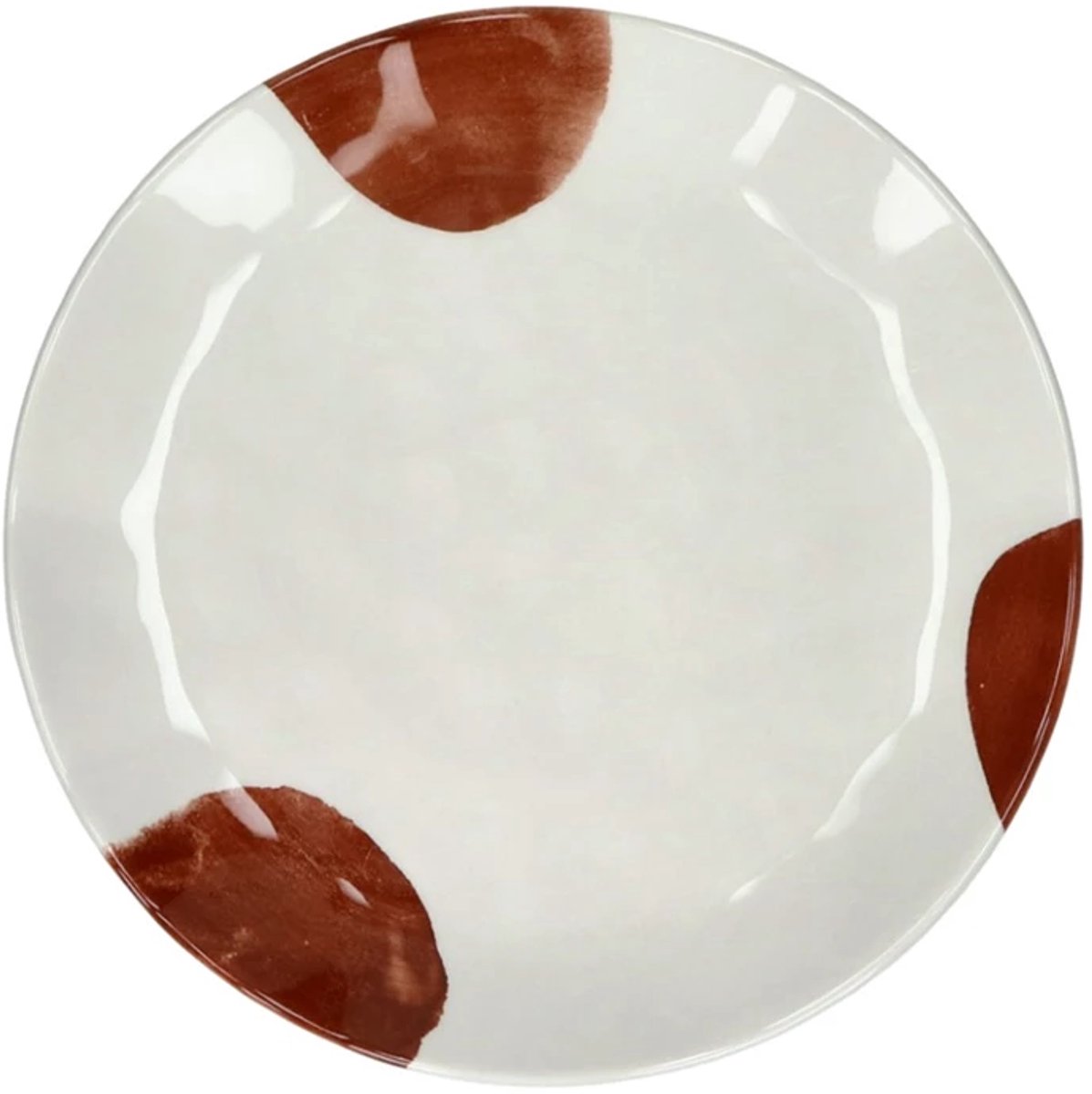 Pomax Labo dessertbord D20.3cm roest