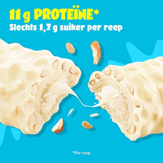 ahead Proteine Repen - Suikerarme Eiwitreep - Doos 14×45 g (630 g) - Vezelrijk Protein Bar Zonder Palmolie - 11-12 g Eiwit van Merkloos — afbeelding 4