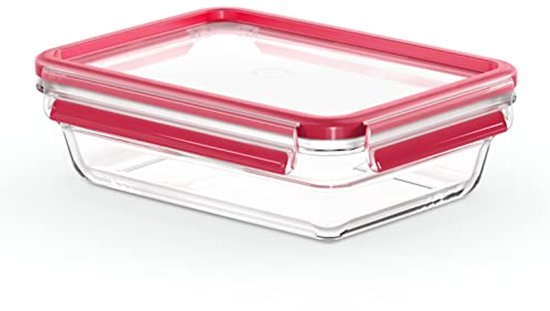 Emsa Clip & Close 513922 vershouddoos met deksel, glas