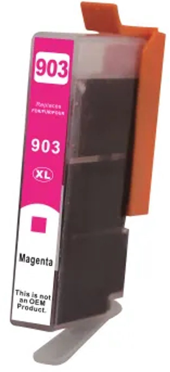 Inktcartridge Geschikt voor HP 903 / 903XL | 1x Magenta Geschikt voor OfficeJet Pro 6860 6950 6951 6960 6970